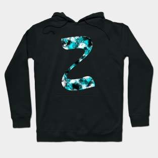 Paint Splash Letter Z Hoodie